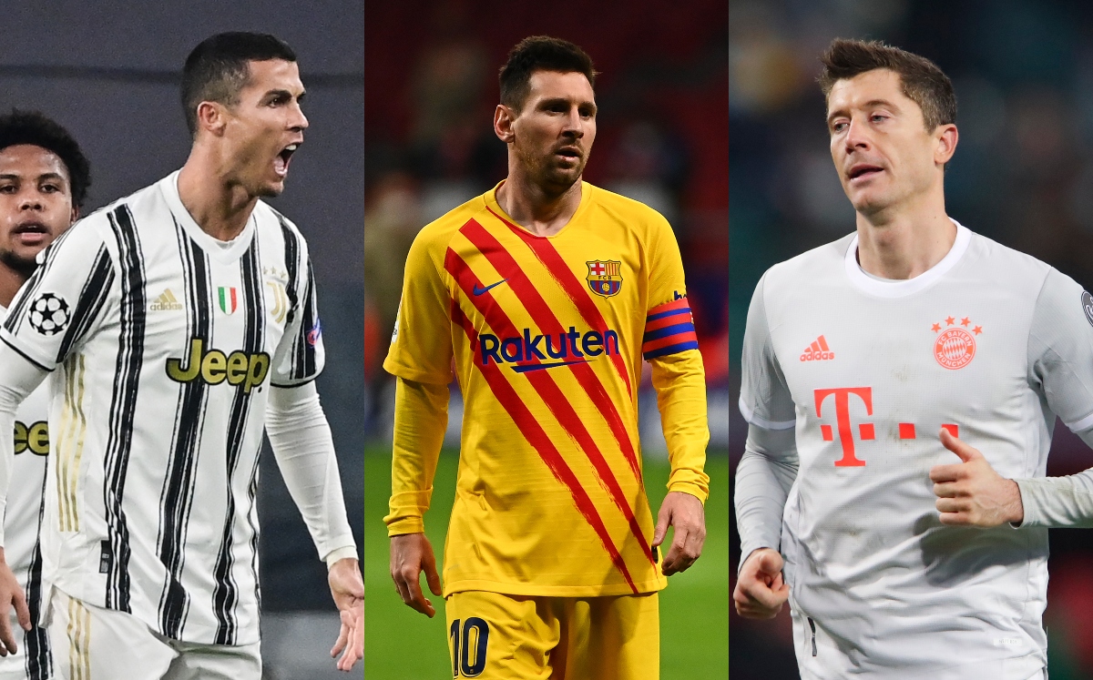 Cristiano, Messi y Lewandowski, entre los nominados al premio The Best 2020 (Reuters)