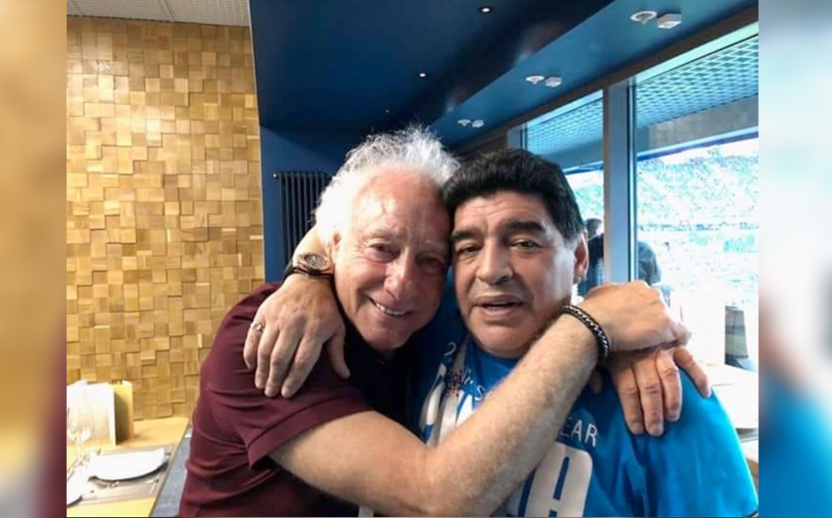 Guillermo Coppola y Diego Maradona (Instagram)