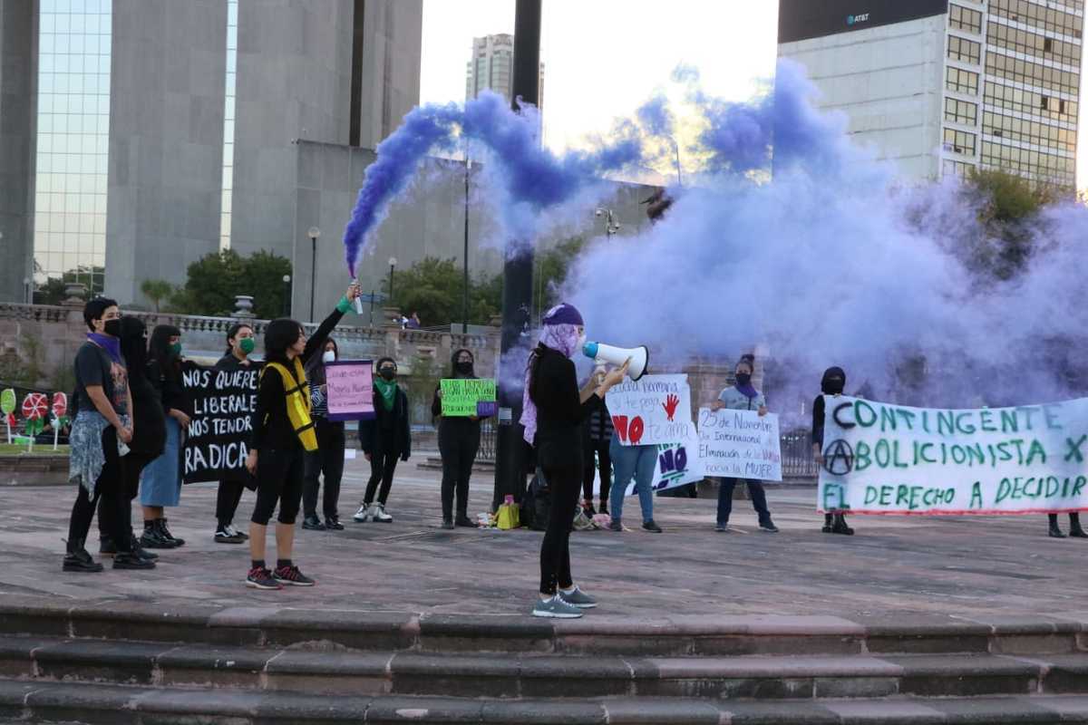 Visibilizan gravedad de violencia de género en Nuevo León. Foto: Leonel Rocha.