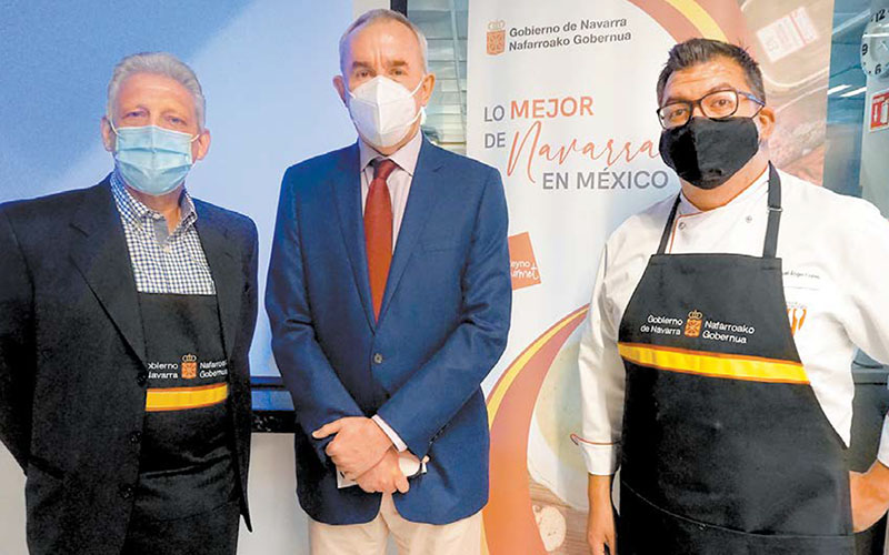 Ernesto Garza, Fernando Villalba Torres y Miguel Ángel Flores. (Lisset Romero)