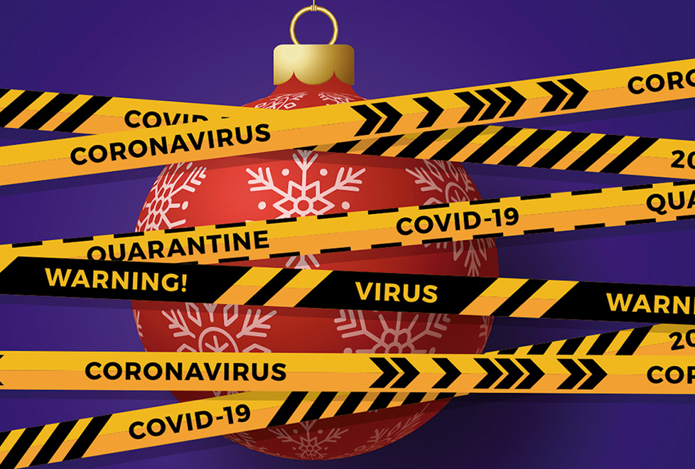 Festejar la navidad con la pandemia