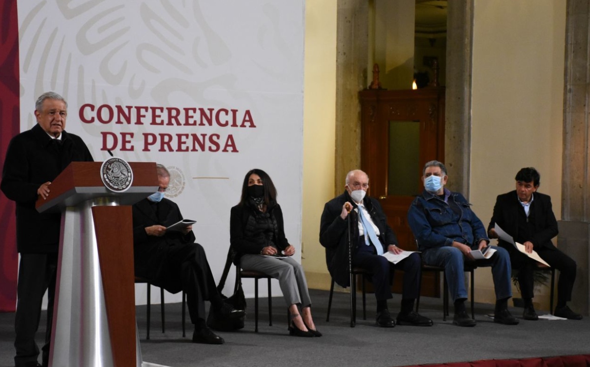 La Mañanera del 16 de noviembre en Palacio Nacional. (Cuartoscuro)