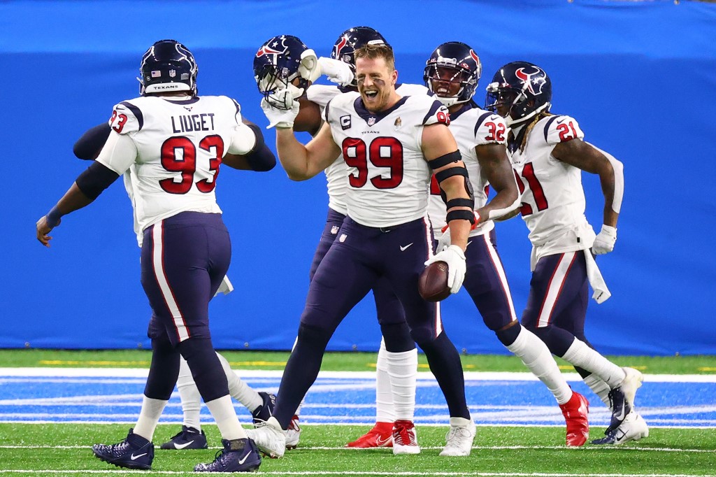 Texans derrotaron a los Lions (AFP)