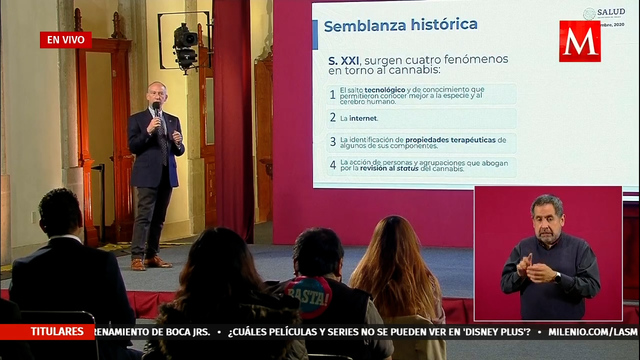 El titular de la Conadic Dr. Gady Zabicky, habla acerca de la cannabis