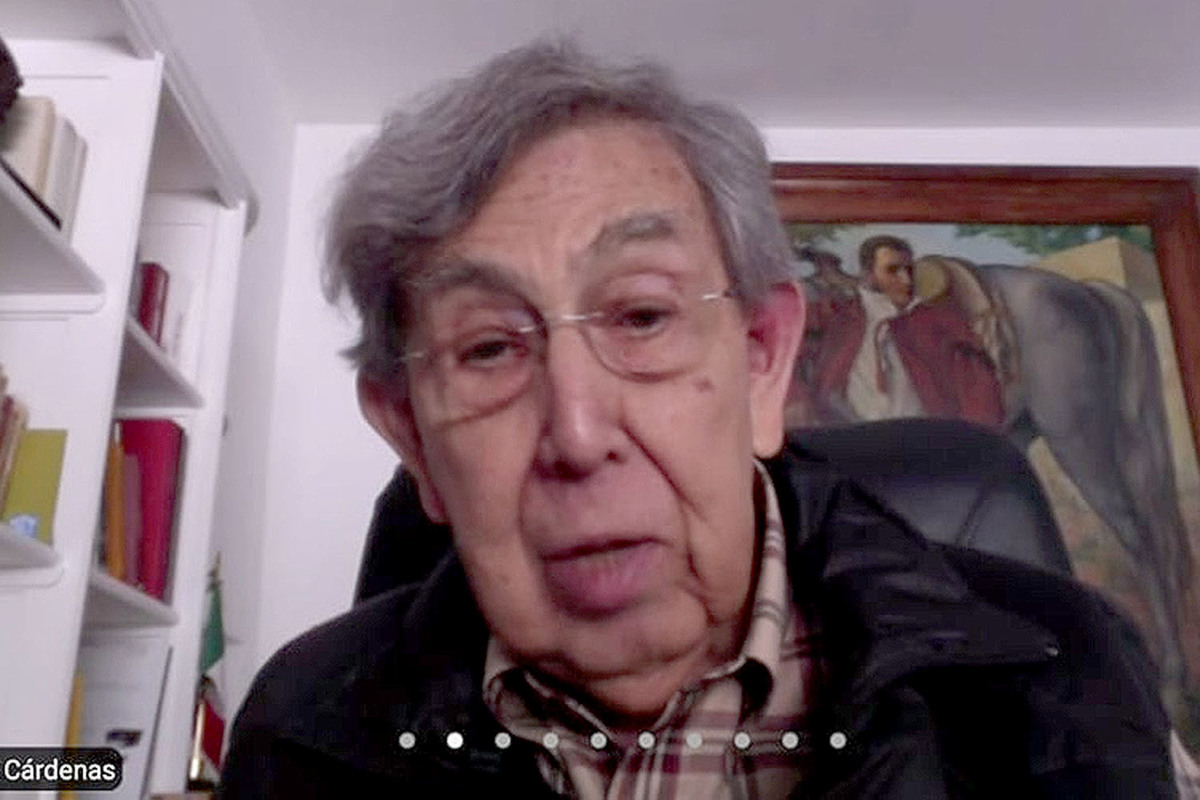 Cuauhtémoc Lázaro Cárdenas Solórzano, ex candidato a la presidencia de la República. (Especial)