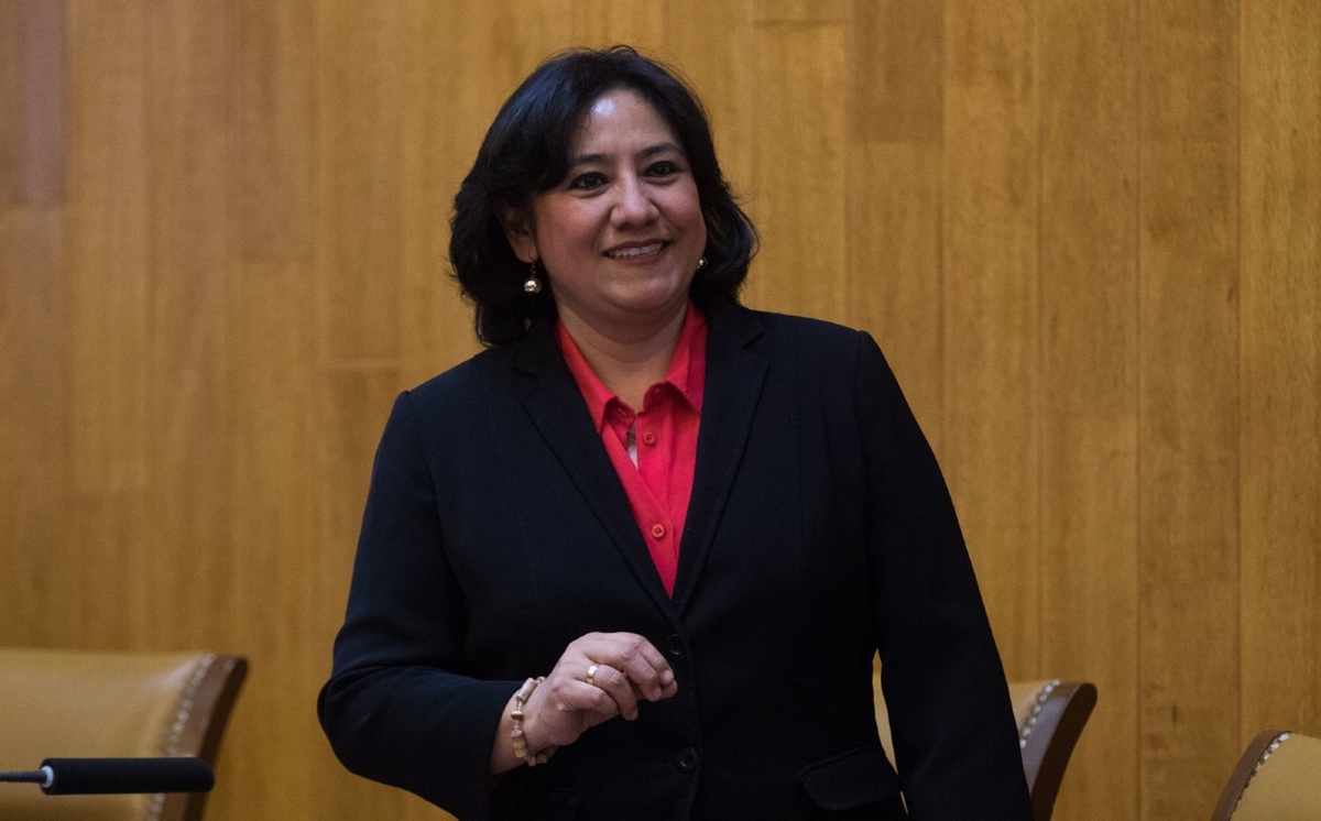 La secretaria de la Función Pública, Irma Eréndira Sandoval. (Cuartoscuro)