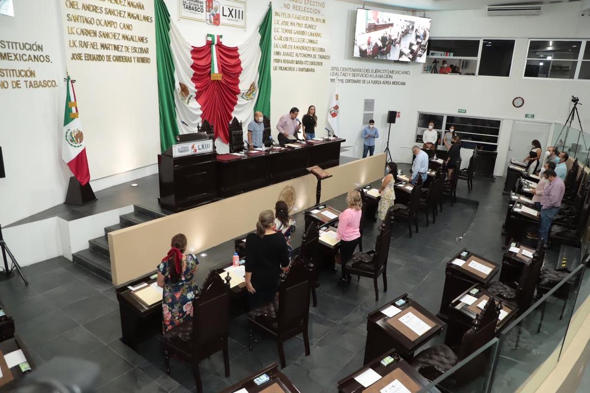 Durante la sesión ordinaria realizada la noche de este viernes, se aprobó la reforma al artículo 108. (Tomada de @CongresoTab)