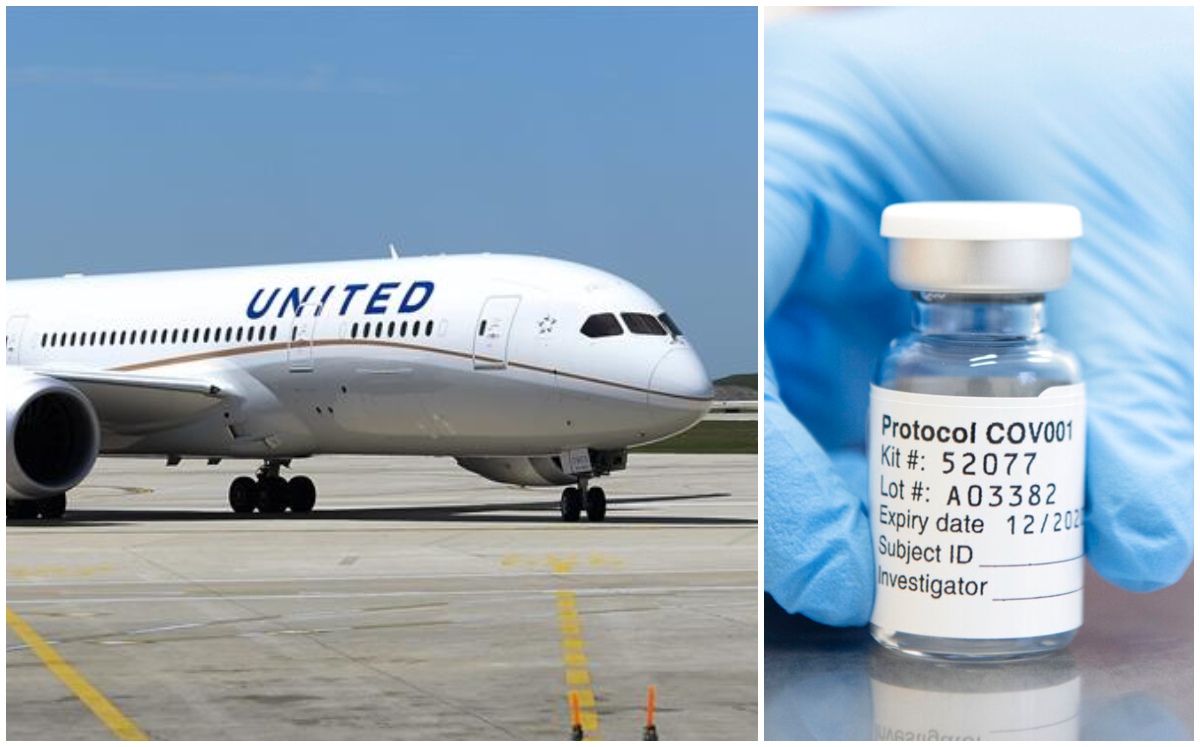 La vacuna de Pfizer podría ser distribuida en el mundo gracias a United Airlines. (AP / EFE)