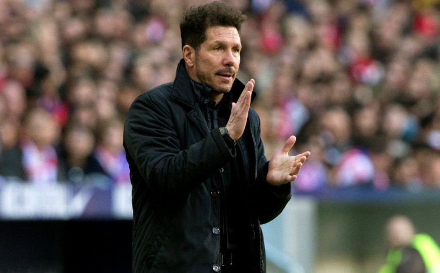 Diego Simeone, entrenador del Atlético de Madrid (EFE)