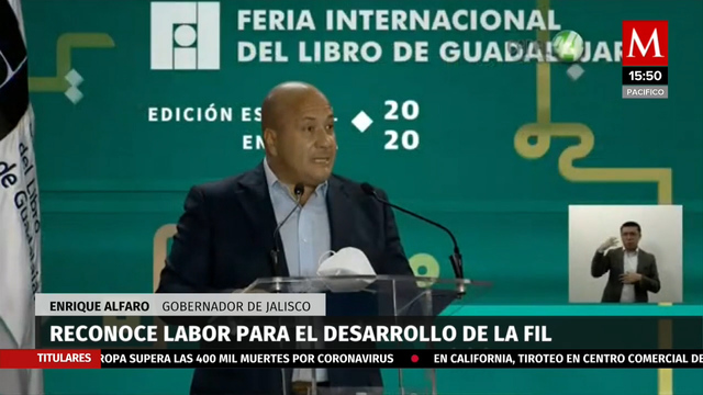 Inauguración de edición especial de la Fil Guadalajara 2020