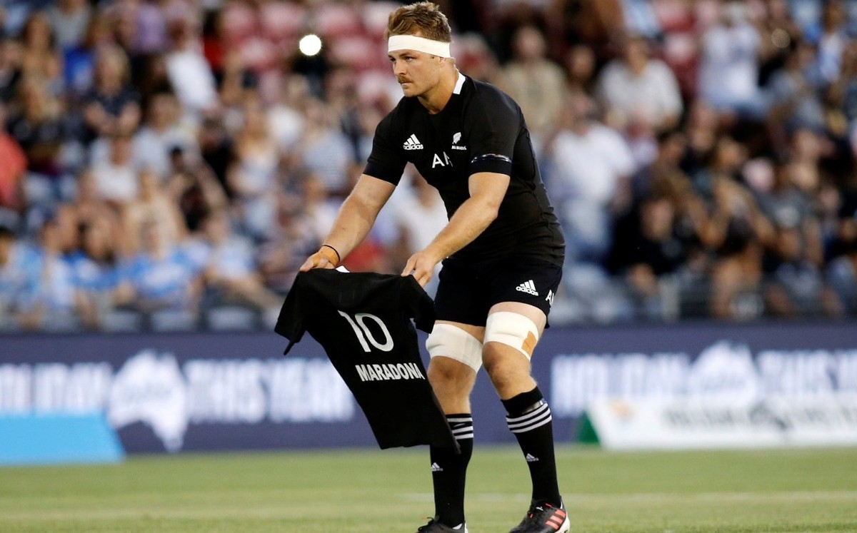 Sam Cane, jugador de los All Blacks (Reuters)