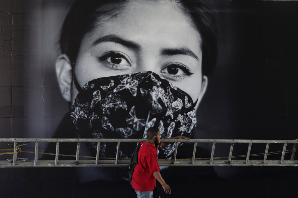 El coronavirus en México ya superó las 100 mil muertes y el millón de casos. (AP)