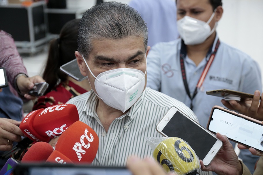Gobernador de Coahuila, Miguel Riquelme. (Mauricio Román)