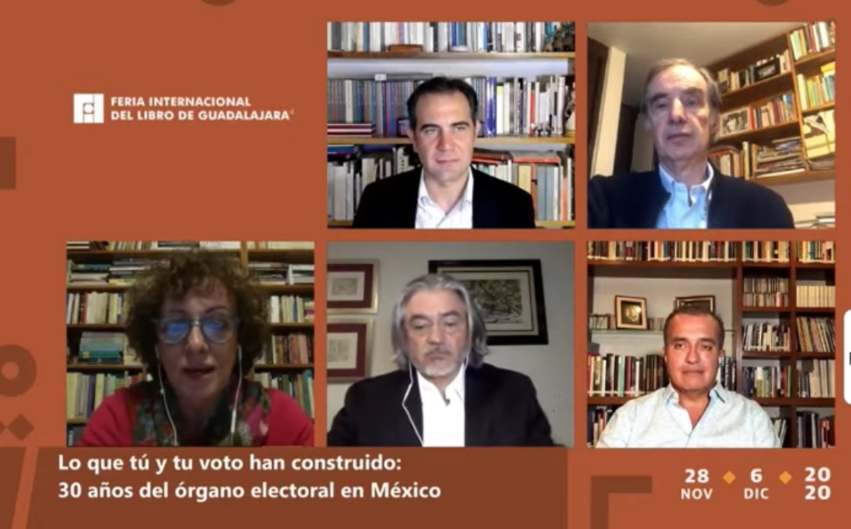 De 2015 a 2020 el INE ha organizado 200 elecciones con el índice de alternancia más grande de la historia, explicó Córdova. (Captura)