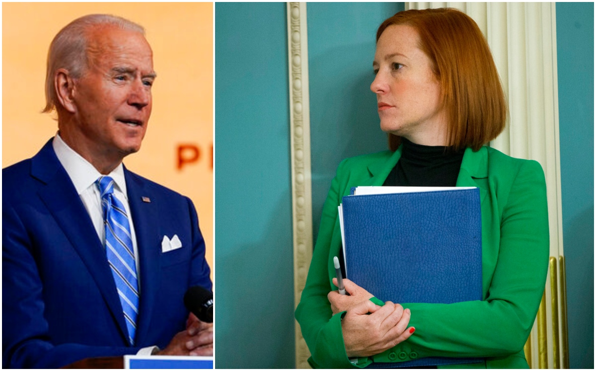 Jen Psaki es una conocida tanto en el gabinete de Biden como del ex presidente Barack Obama. (AP)