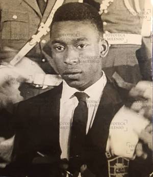 Pelé, campeón del mundo con Brasil en 1958