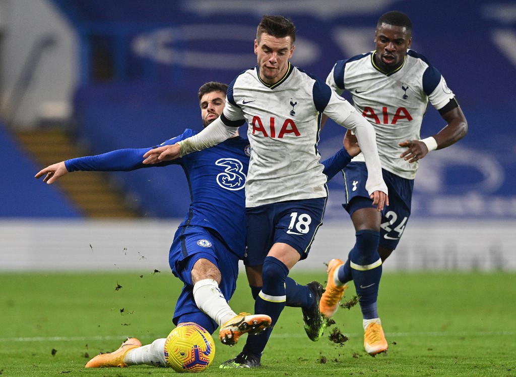 Tottenham empató con el Chelsea en Stamford Bridge (AFP)