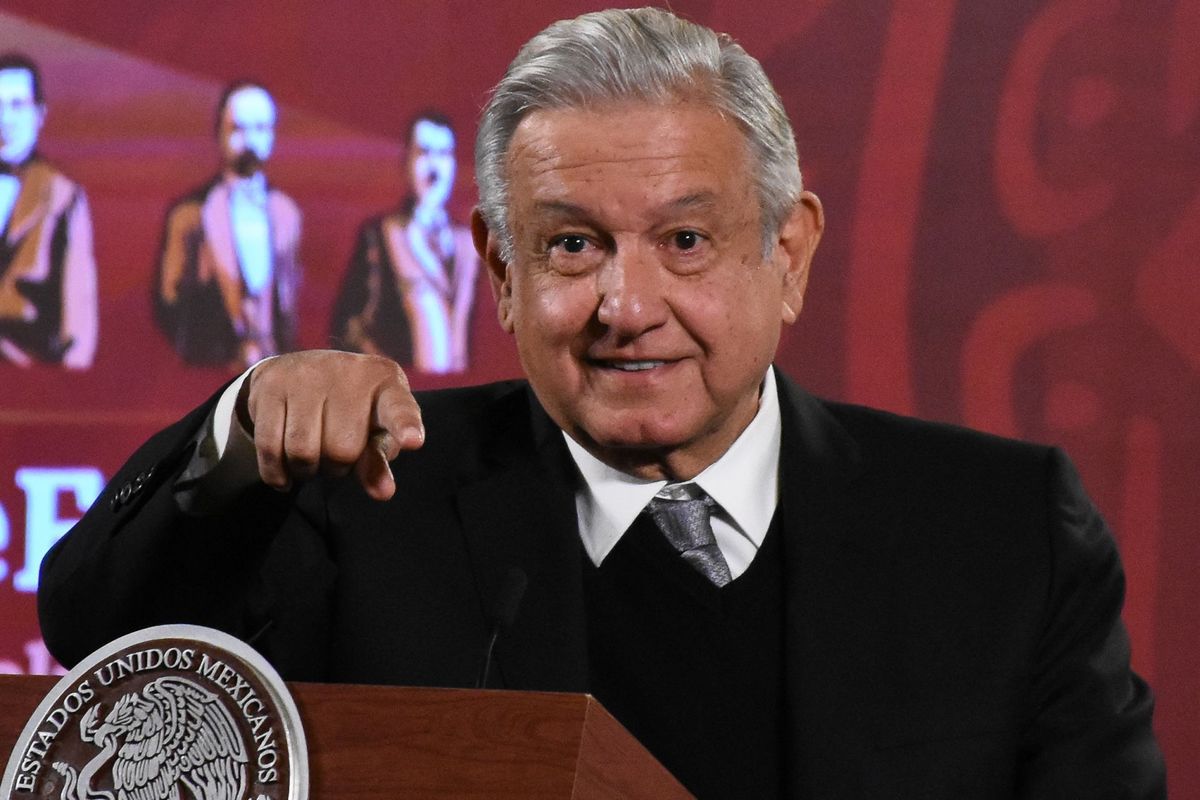 Andrés Manuel López Obrador en Palacio Nacional. | Curtoscuro