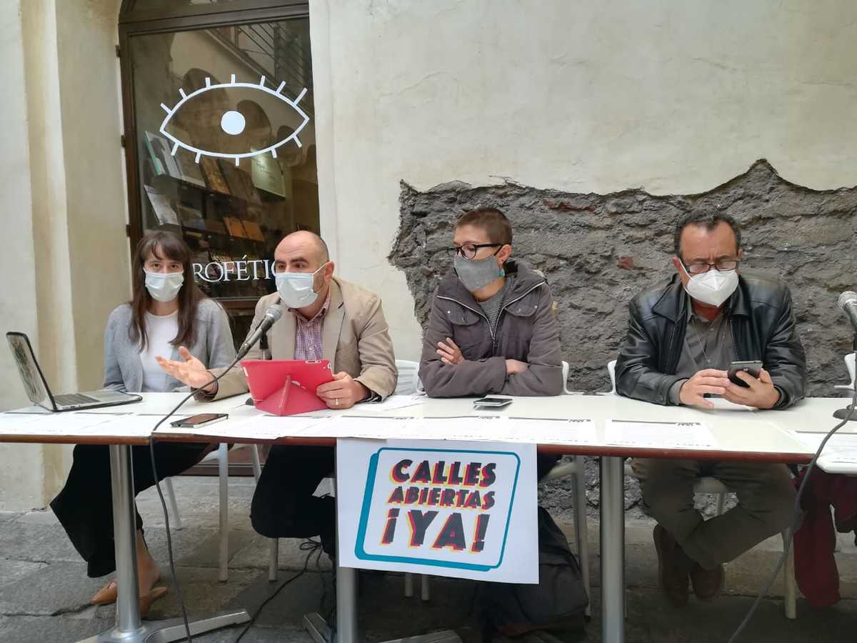 Colectivos de movilidad presentan la campaña "Calles Abiertas Ya". (Agencia Enfoque)