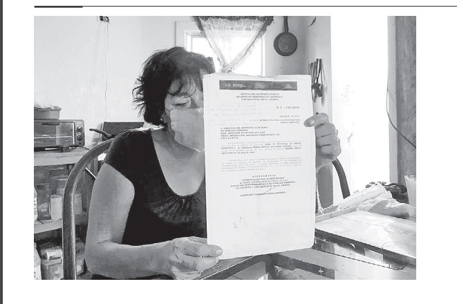 María Bertha Anguiano sigue sin tener noticias de su hija. (ELSA MARTHA GUTIÉRREZ)