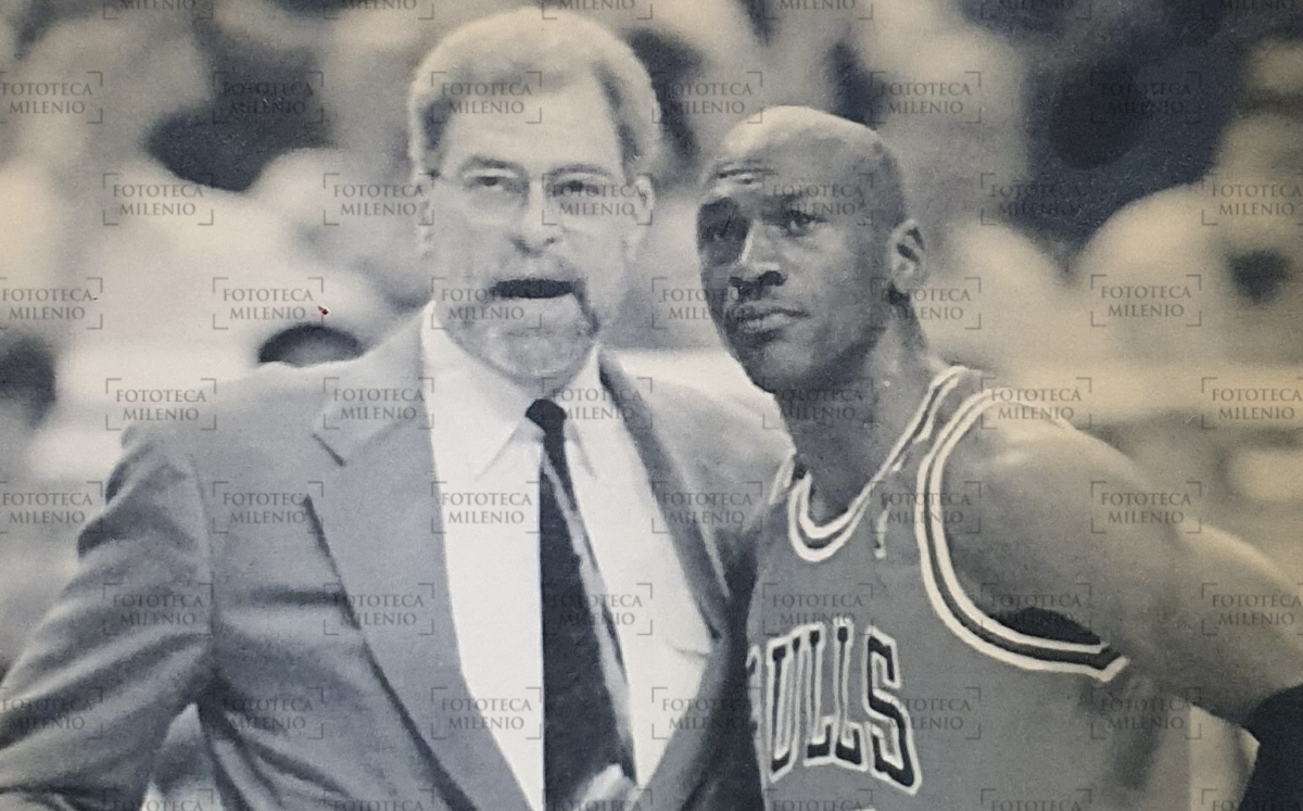 Phil Jackson y Michael Jordan (Fototeca Milenio)