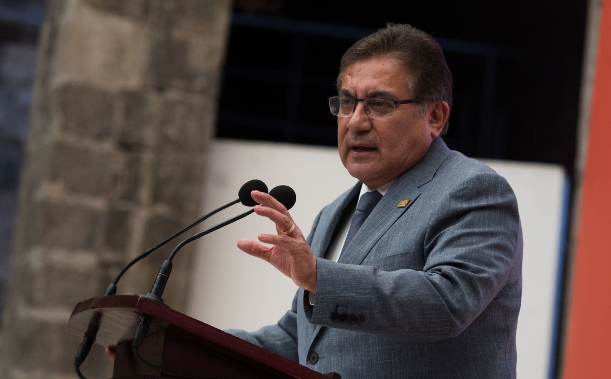 El dirigente del Sindicato de Maestros, Alfonso Cepeda Salas. (Cuartoscuro)