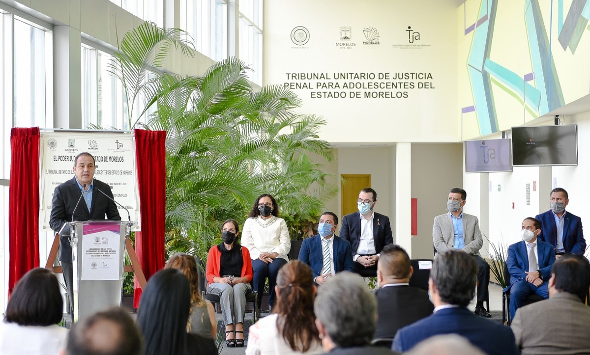El gobernador de Morelos entregó la nueva sede del Poder Judicial.