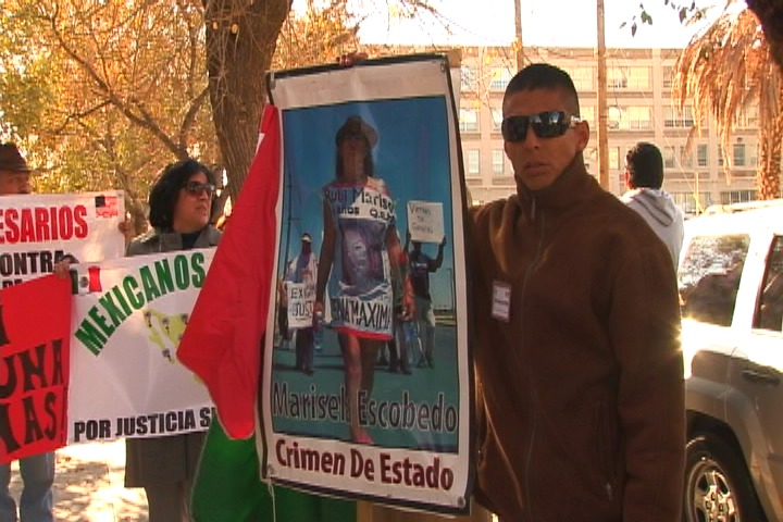 El Congreso de Chihuahua pidió erigir el monumento en memoria de Marisela Escobedo. (Juan José García Amaro)
