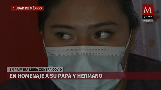 Enfermera de la CdMx lista para combatir el covid-19