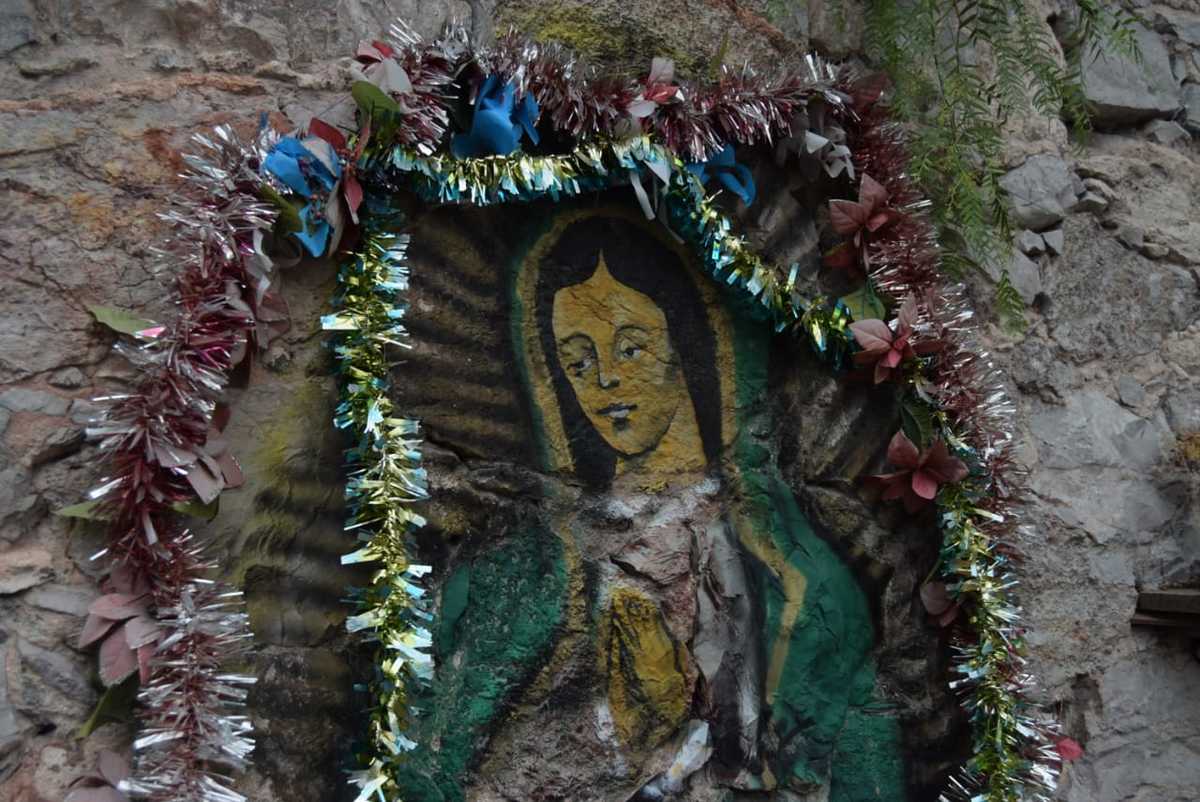 Imagen de la Virgen de Guadalupe. (Francisco Villeda)