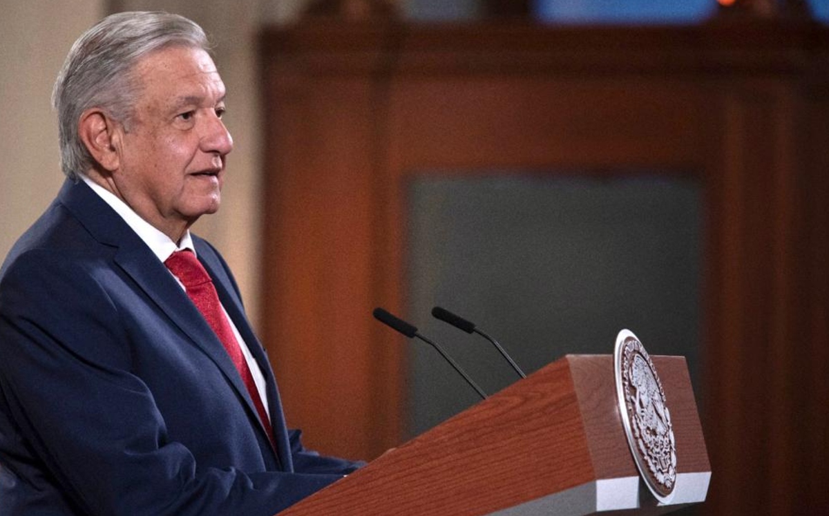 El presidente Andrés Manuel López Obrador en conferencia matutina. (Cortesía)