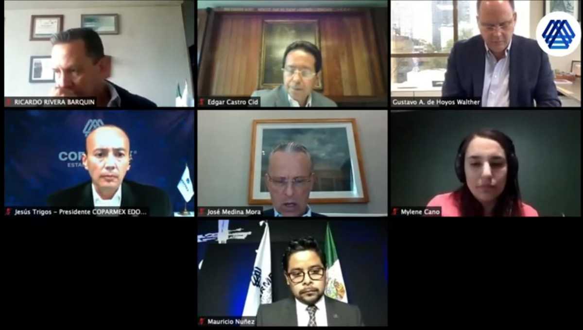 Empresarios hablaron sobre la reactivación económica para el territorio mexiquense tras la pandemia.