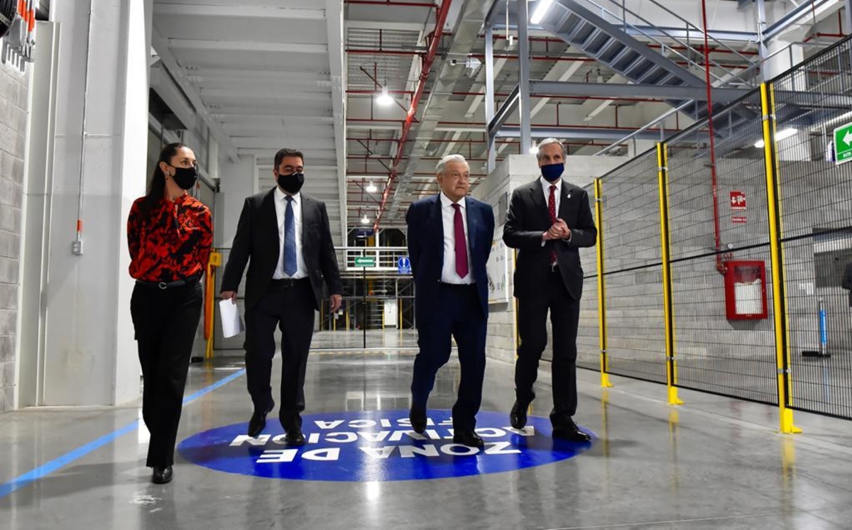 El Presidente participó en la inauguración del nuevo centro de distribución de Bimbo en la Ciudad de México. (Cortesía)