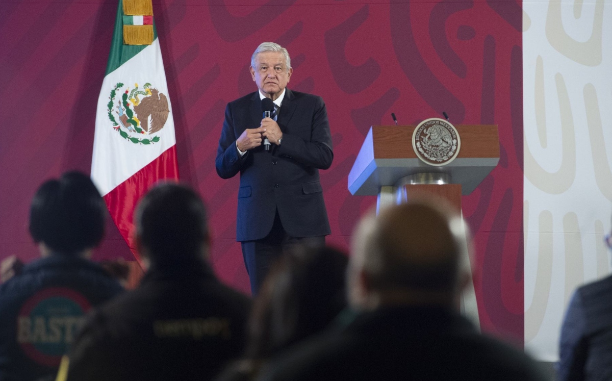El presidente Andrés Manuel López Obrador en La Mañanera. (Cuartoscuro)