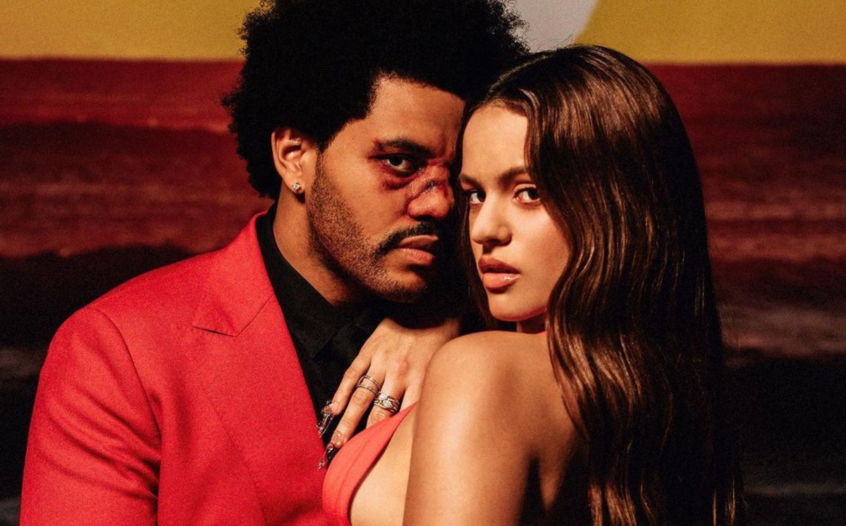 Rosalía y The Weeknd (Instagram).