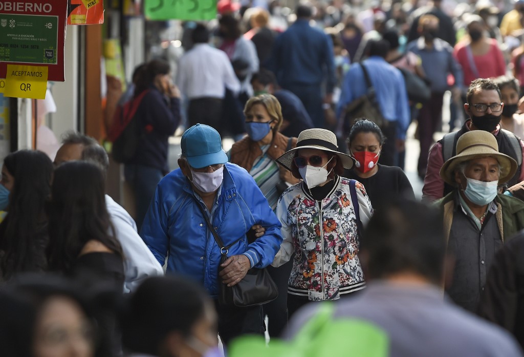 La Secretaría de Salud presentó el semáforo epidemiológico vigente del 7 al 21 de diciembre. (AFP)