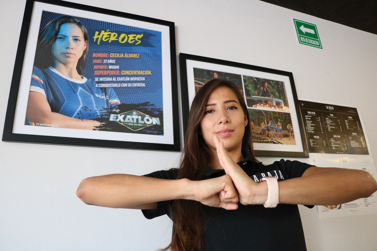 Los festejos de 'Wushu' se volvieron su sello más distintivo en Exatlón. (Leonel rocha)