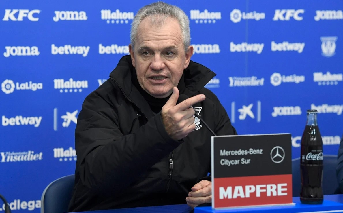 Javier Aguirre, ex técnico del Leganés (Twitter @CDLeganes)