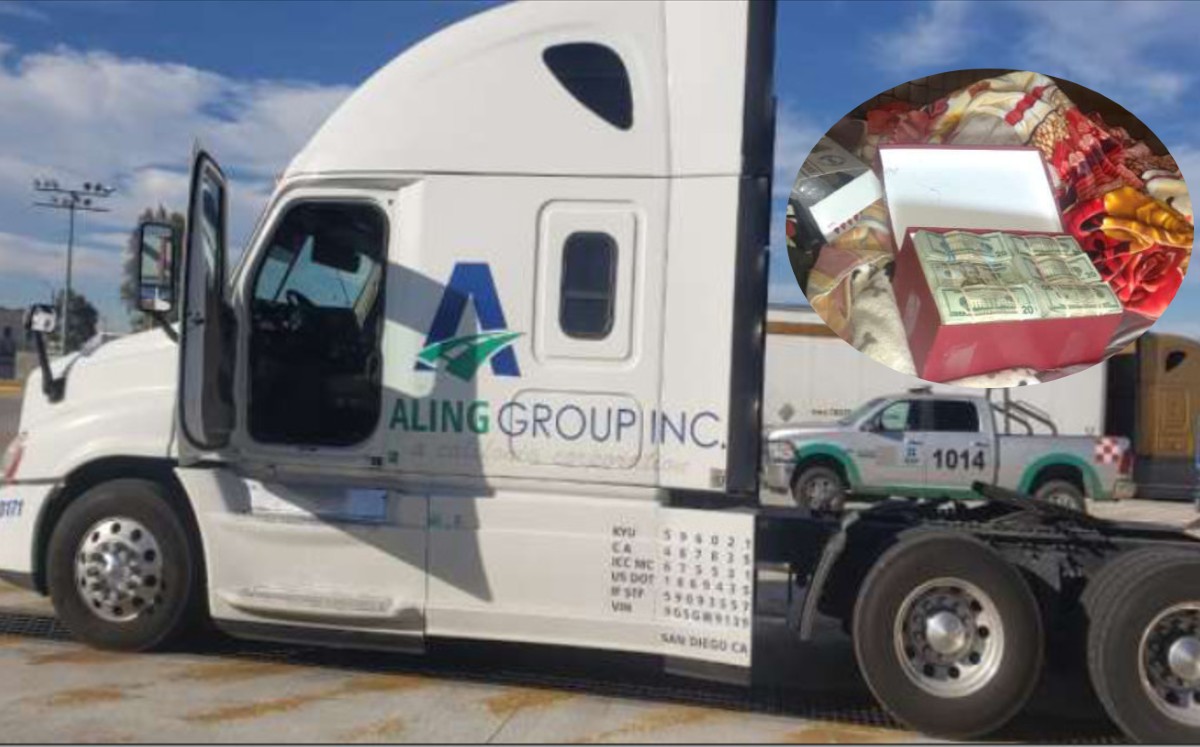 El conductor junto con el vehículo y el efectivo fueron puestos a disposición de las autoridades correspondientes. (Especial)