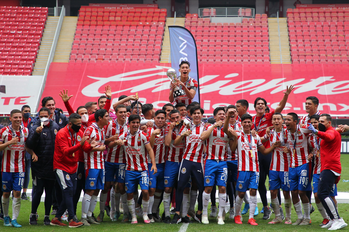 El conjunto del Guadalajara es campeón en la categoría Sub20. (Cortesía)