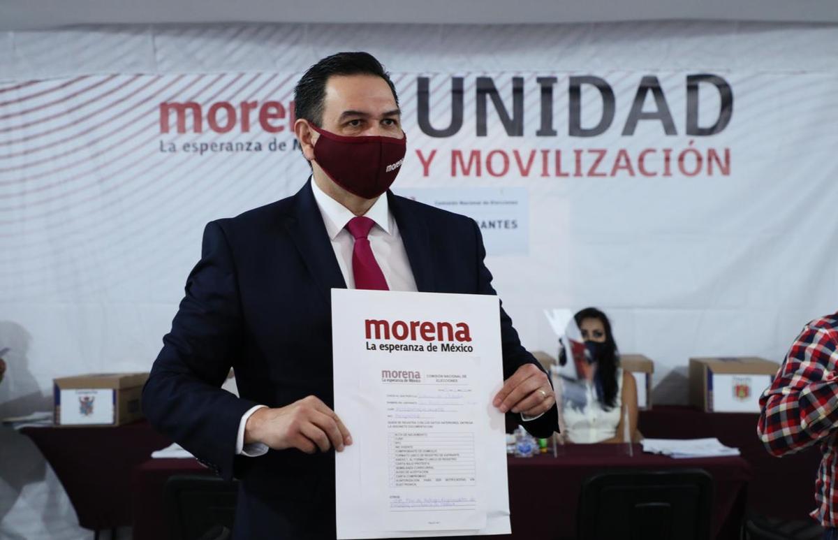 Cruz Pérez Cuéllar se registra como precandidato de Morena | Especial