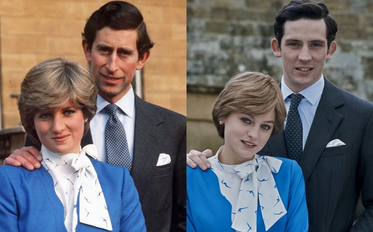 Lady Di y Príncipe Carlos en 'The Crown' (Instagram/Especial)