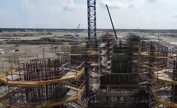 Avances en la construcción de la refinería de Dos Bocas. (Especial)