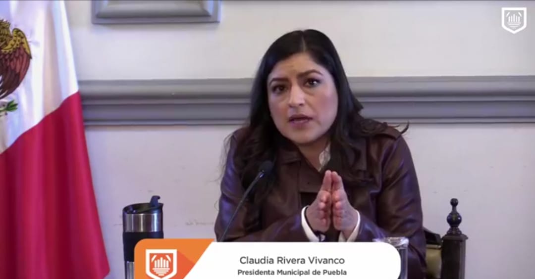Presidenta municipal, Claudia Rivera Vivanco. (Especial)