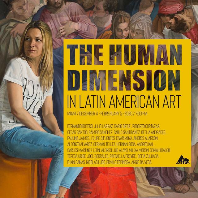 Darío Ortiz  expone en la colectiva Human Dimension in Latin American Art