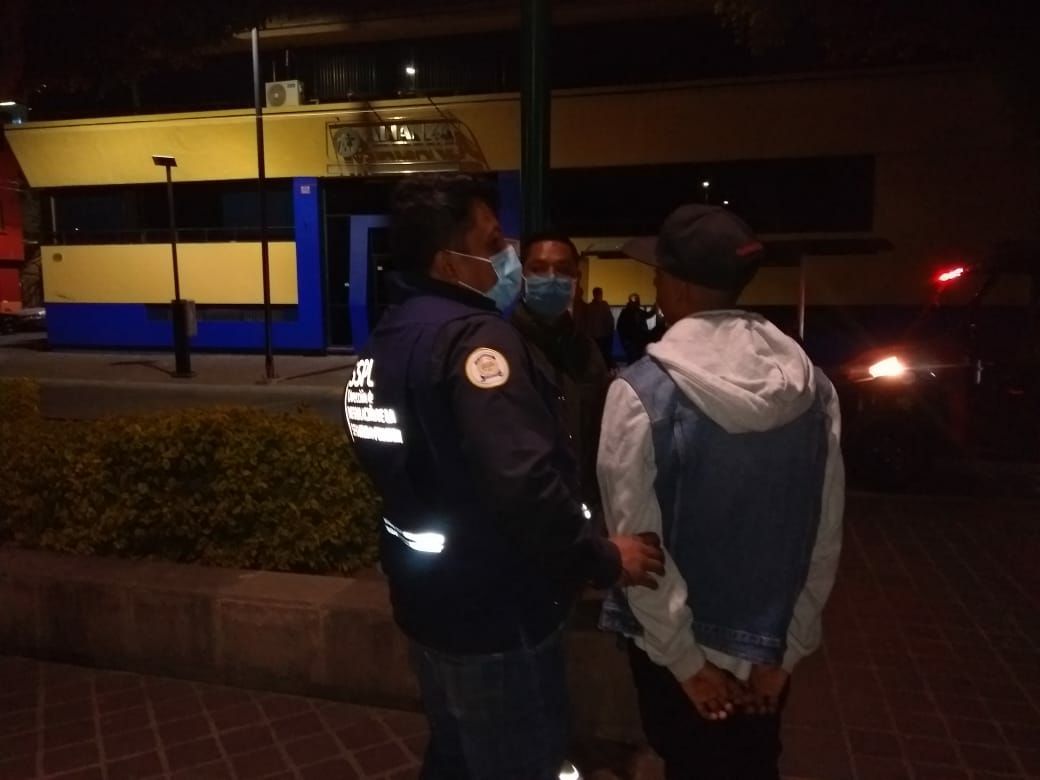 Detenidos por no usar cubrebocas