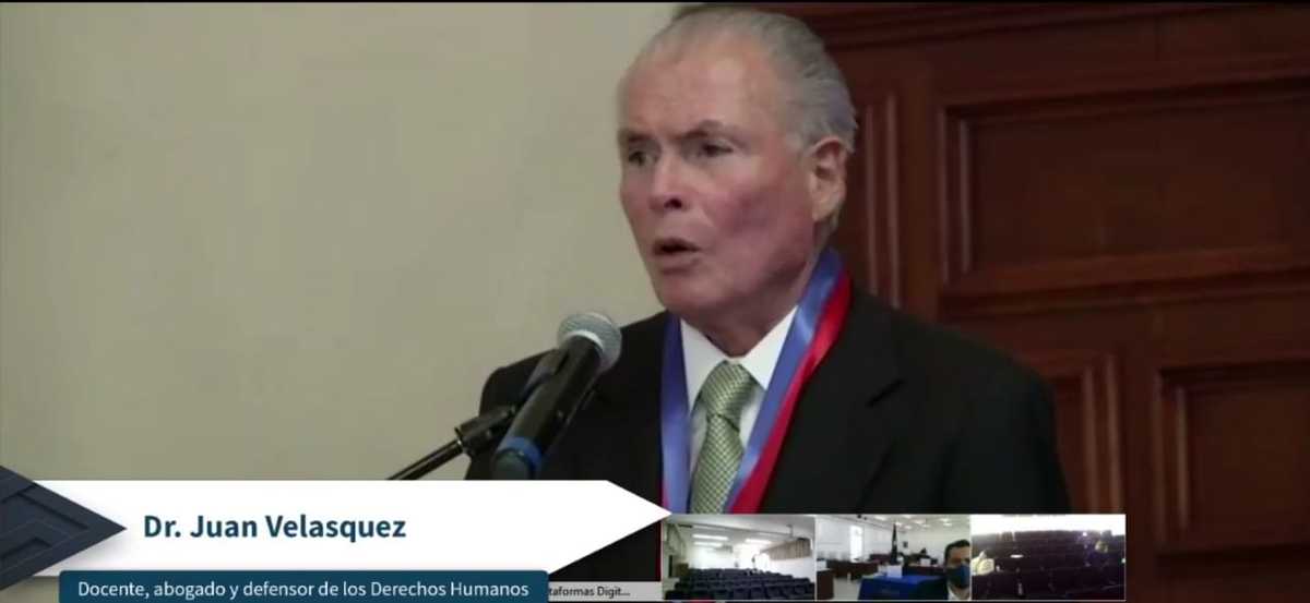 Jurista mexicano, Juan Velásquez Evers. (Jaime Zambrano)