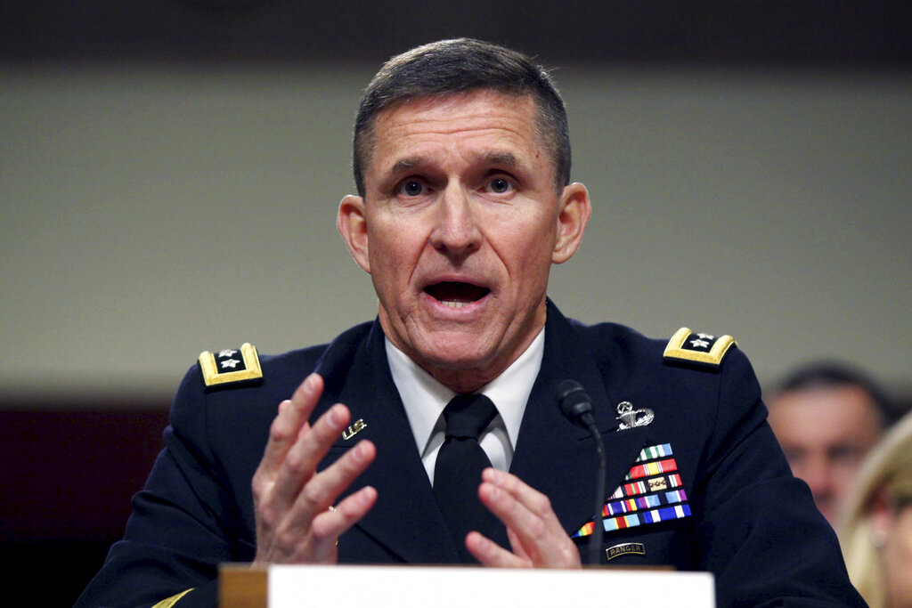 Michael Flynn fue indultado por el presidente Donald Trump antes de dejar la presidencia de EU. (AP / Archivo)