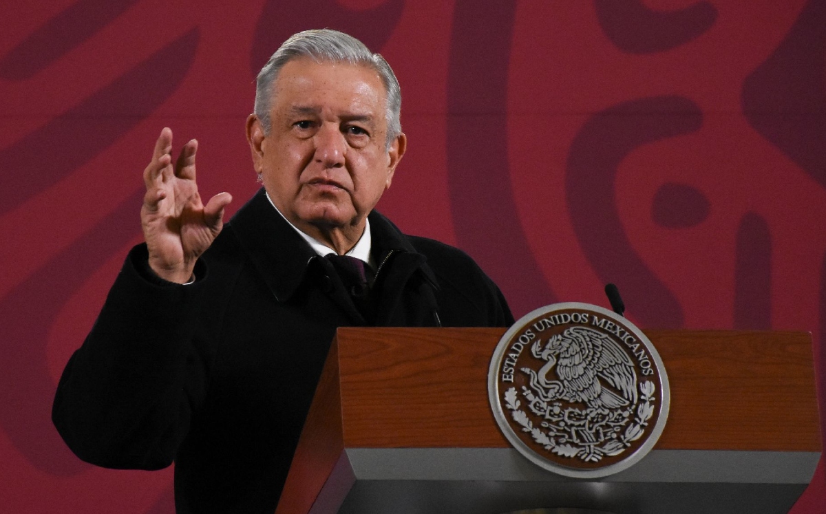 El presidente Andrés Manuel López Obrador en conferencia matutina. (Cuartoscuro)