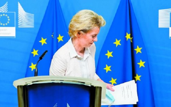Ursula von der Leyen, presidenta de la Comisión Europea. Julien Warnand Reuters